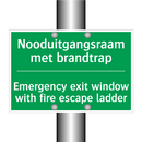 Nooduitgangsraam met brandtrap - Emergency exit window with /.../