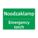 Noodzaklamp - Emergency torch & Noodzaklamp - Emergency torch & Noodzaklamp - Emergency torch
