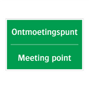 Ontmoetingspunt - Meeting point & Ontmoetingspunt - Meeting point & Ontmoetingspunt - Meeting point