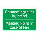 Ontmoetingspunt bij brand - Meeting Point In Case of /.../