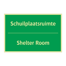 Schuilplaatsruimte - Shelter Room & Schuilplaatsruimte - Shelter Room