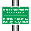 Tijdelijk verzamelpunt voor evacuatie /.../ - Temporary assembly point /.../