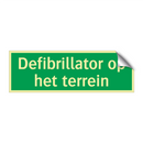 Defibrillator op het terrein & Defibrillator op het terrein & Defibrillator op het terrein