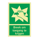 Breek om toegang te krijgen & Breek om toegang te krijgen & Breek om toegang te krijgen