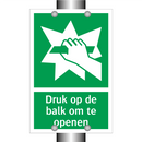 Druk op de balk om te openen & Druk op de balk om te openen & Druk op de balk om te openen