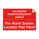 Locatieplan brandmeldsysteem paneel - Fire Alarm System Location Plan Panel