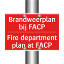 Brandweerplan bij FACP - Fire department plan at FACP