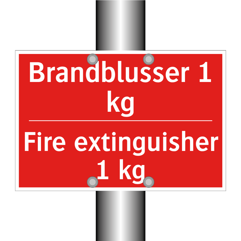 Brandblusser 1 kg - Fire extinguisher 1 kg