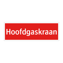 Hoofdgaskraan