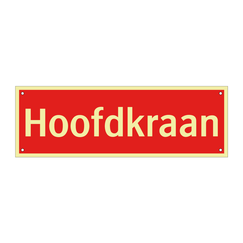 Hoofdkraan