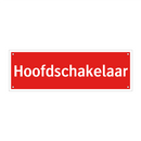 Hoofdschakelaar
