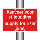 Aanvoer voor stijgleiding - Supply for riser pipe
