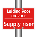 Leiding voor toevoer - Supply riser