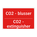 CO2 - blusser - CO2 - extinguisher