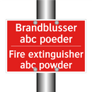 Brandblusser abc poeder - Fire extinguisher abc powder
