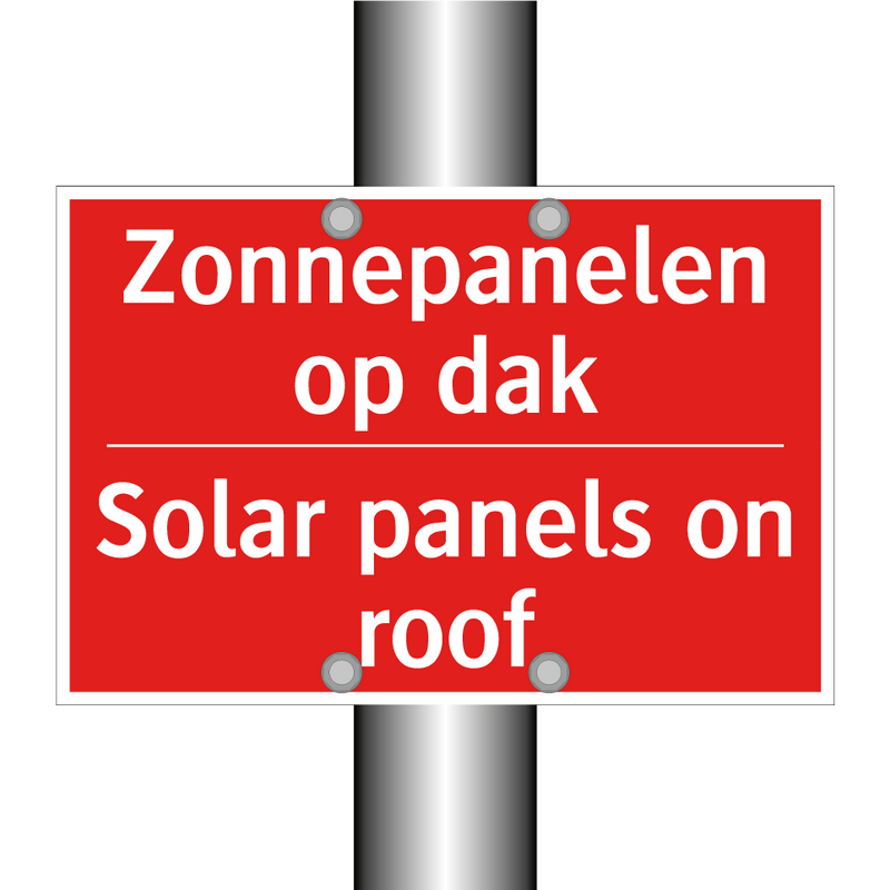 Zonnepanelen op dak - Solar panels on roof