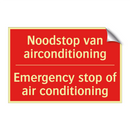 Noodstop van airconditioning - Emergency stop of air conditioning