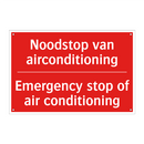 Noodstop van airconditioning - Emergency stop of air conditioning