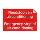 Noodstop van airconditioning - Emergency stop of air conditioning