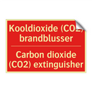 Kooldioxide (CO2) brandblusser - Carbon dioxide (CO2) extinguisher