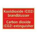 Kooldioxide (CO2) brandblusser - Carbon dioxide (CO2) extinguisher