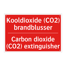 Kooldioxide (CO2) brandblusser - Carbon dioxide (CO2) extinguisher