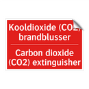 Kooldioxide (CO2) brandblusser - Carbon dioxide (CO2) extinguisher