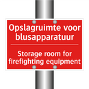 Opslagruimte voor blusapparatuur - Storage room for firefighting equipment