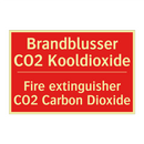 Brandblusser CO2 Kooldioxide - Fire extinguisher CO2 Carbon Dioxide