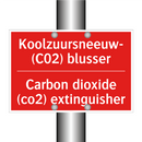 Koolzuursneeuw- (C02) blusser - Carbon dioxide (co2) extinguisher