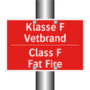 Klasse F - Vetbrand - Class F - Fat Fire