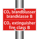 CO₂ brandblusser brandklasse B - CO₂ extinguisher fire class B