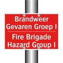 Brandweer Gevaren Groep I - Fire Brigade Hazard Group I