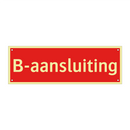 B-aansluiting