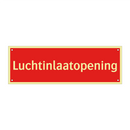 Luchtinlaatopening