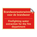 Brandweerwaterwinning voor de brandweer - Firefighting water extraction for the fire /.../
