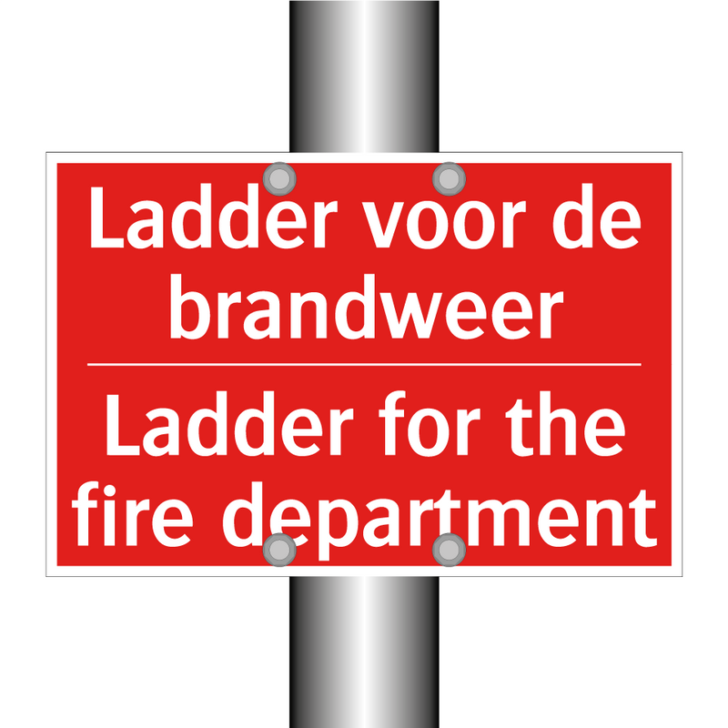 Ladder voor de brandweer - Ladder for the fire department