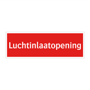 Luchtinlaatopening