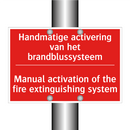 Handmatige activering van het brandblussysteem /.../ - Manual activation of the fire extinguishing /.../