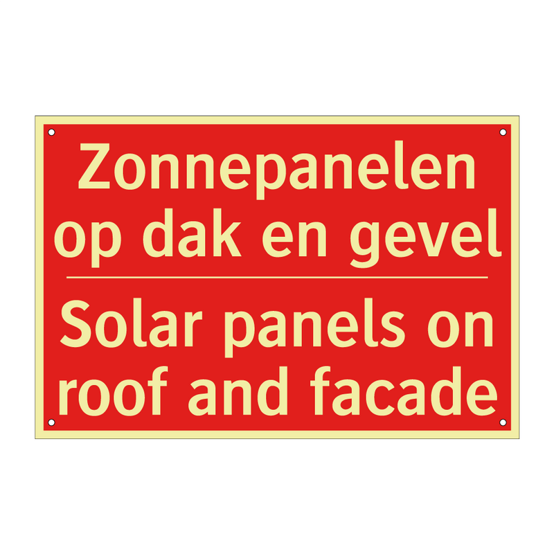 Zonnepanelen op dak en gevel - Solar panels on roof and facade