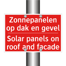 Zonnepanelen op dak en gevel - Solar panels on roof and facade