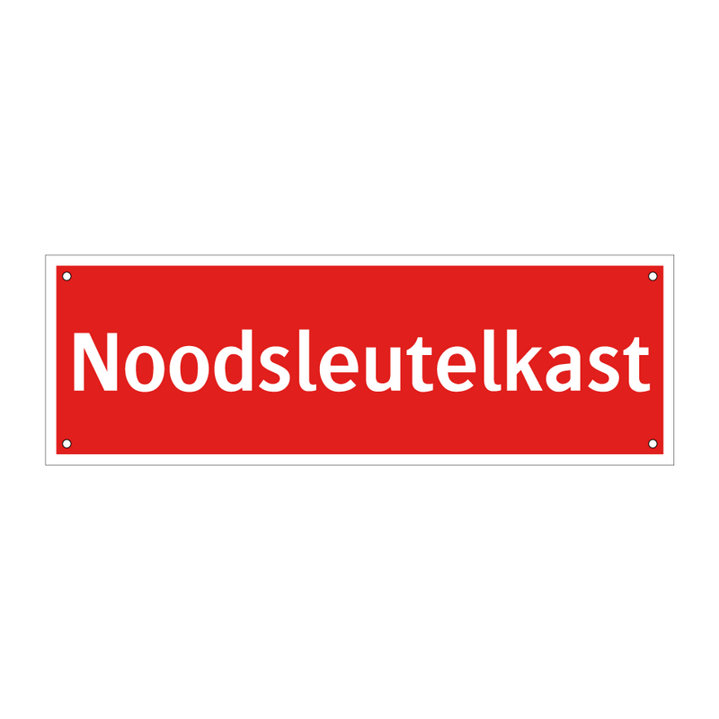 Noodsleutelkast