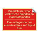 Brandblusser voor elektrische branden en /.../ - Fire extinguisher for electrical fires and /.../