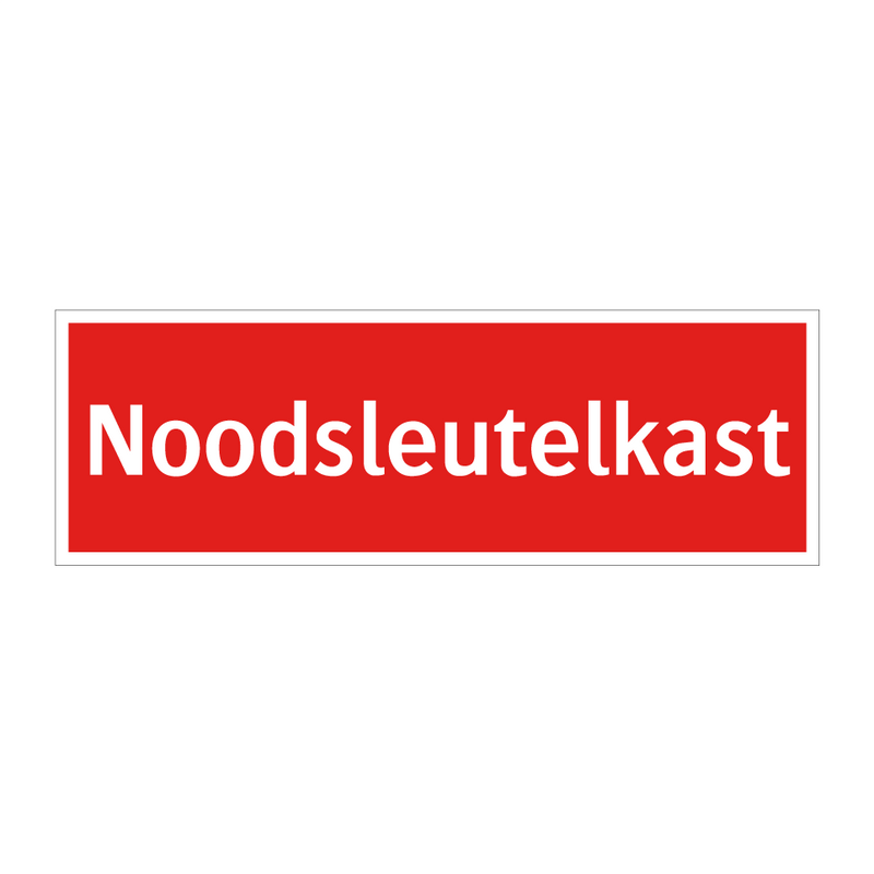 Noodsleutelkast