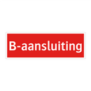 B-aansluiting