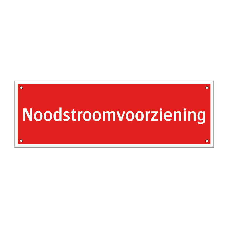 Noodstroomvoorziening