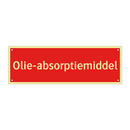 Olie-absorptiemiddel