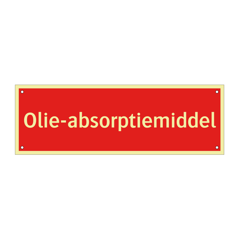 Olie-absorptiemiddel