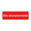 Olie-absorptiemiddel