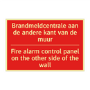 Brandmeldcentrale aan de andere kant van /.../ - Fire alarm control panel on the other side /.../